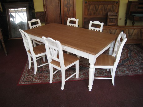 jídelní stůl a židle ve stylu PROVENCE